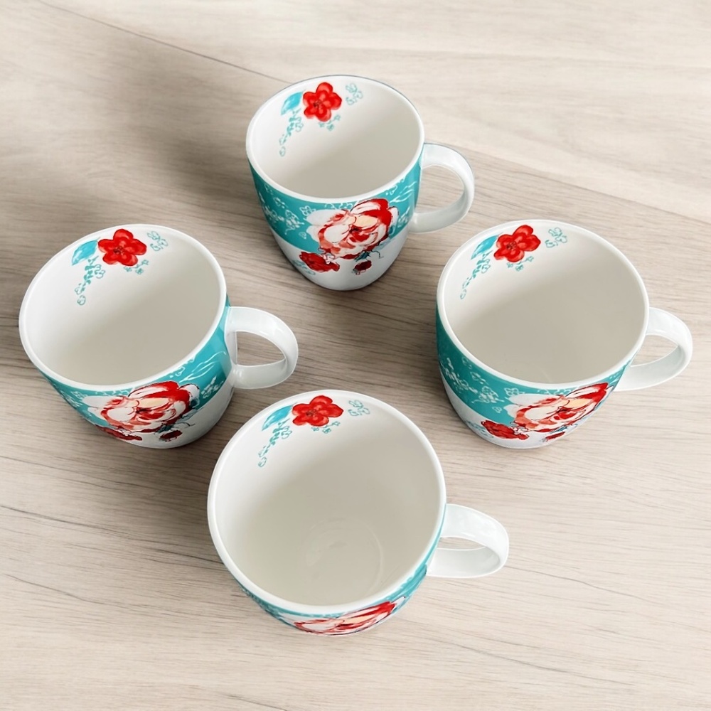 Lenox “Chirp” Bone China – Set of 4 Tea/Coffee Cups - Picture 5 of 7